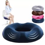 Donut Pillow Hemorrhoid Seat Cushion – Orthopedic Memory Foam for Tailbone, Coccyx & Prostate Relief