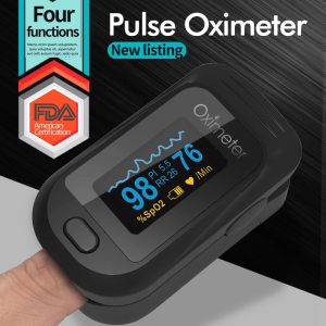 KIUZOU Finger Pulse Oximeter – OLED Blood Oxygen & Heart Rate Monitor