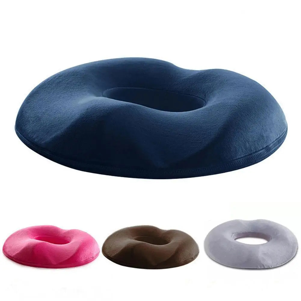 Donut Pillow Hemorrhoid Seat Cushion – Orthopedic Memory Foam for Tailbone, Coccyx & Prostate Relief - Image 2
