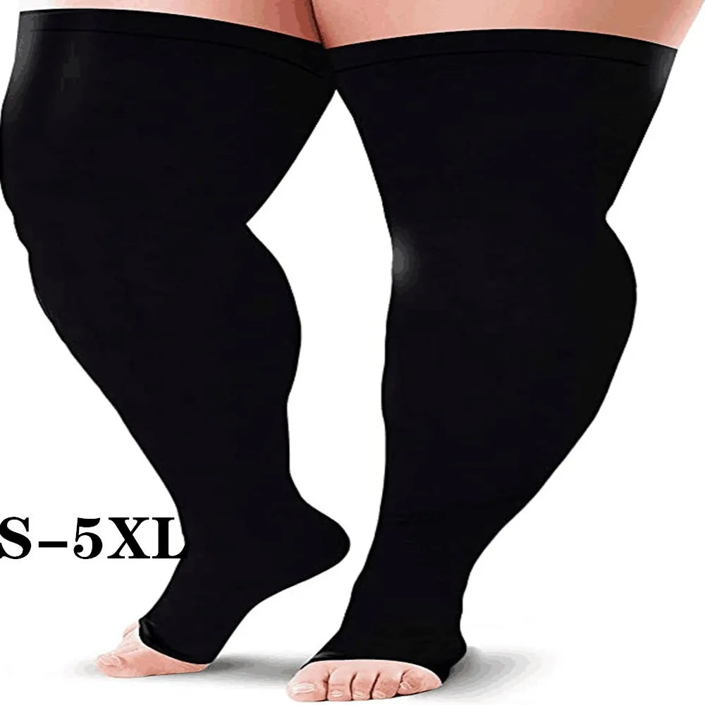Extra Large Compression Stockings – 3XL to 5XL Support Socks for Men & Women (23–32mmHg)