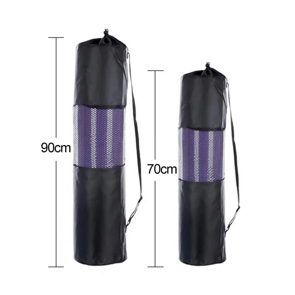 Portable Yoga Mat Bag – Breathable Sports Carry Bag with Adjustable Shoulder Straps (Black) - Image 6