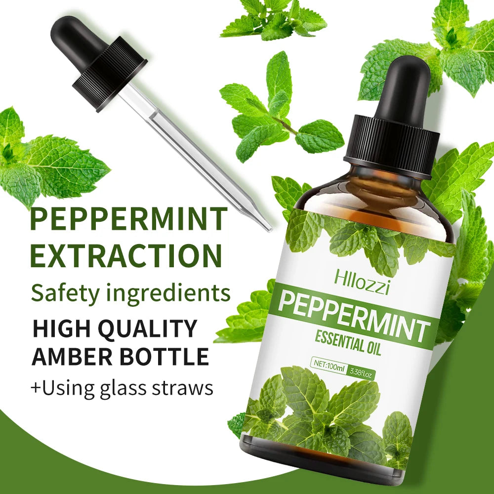 Peppermint Body Massage Essential Oil – For Massage, Aromatherapy, Spa & DIY Use - Image 2