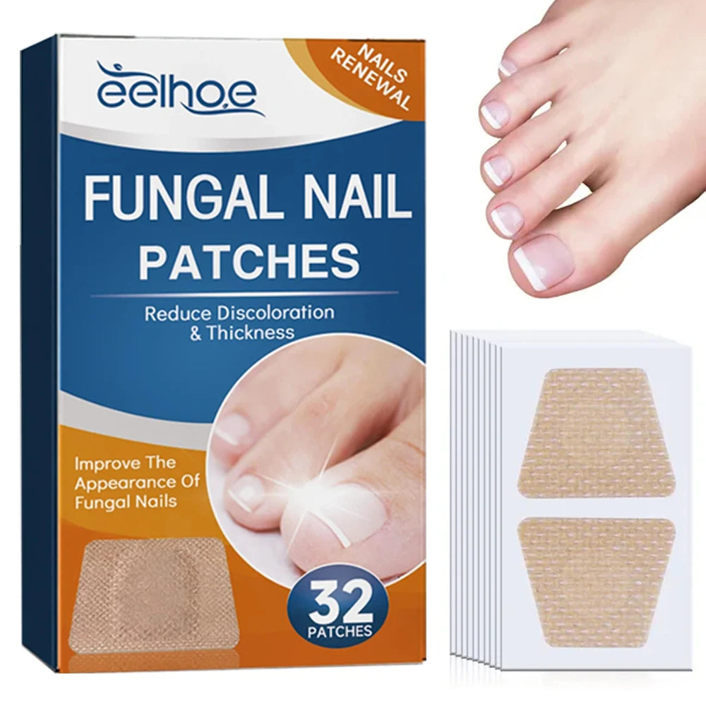 32/64PCS Foot & Nail Repair Patch – Ingrown Toenail & Fungal Treatment Stickers