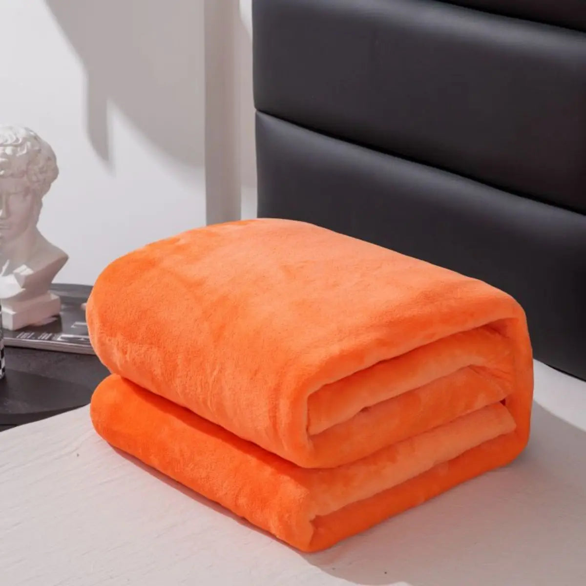 1PC Simple Plush Blanket – Thickened, Warm & Multifunctional Farley Fabric Cover - Image 12