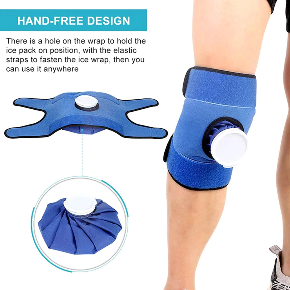 Shoulder, Knee & Waist Brace – Hot & Cold Compress Holder for Pain & Injury Relief - Image 2