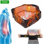 Tcare Tourmaline Self-Heating Back Support Belt – Adjustable Magnetic Therapy Waist Brace