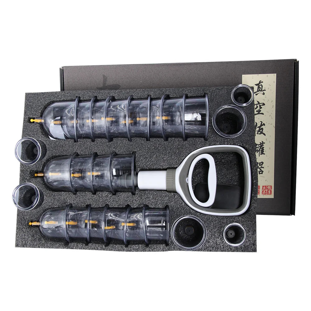 Vacuum Cupping Therapy Set – Professional Chinese Medicine Suction Cups - Image 6