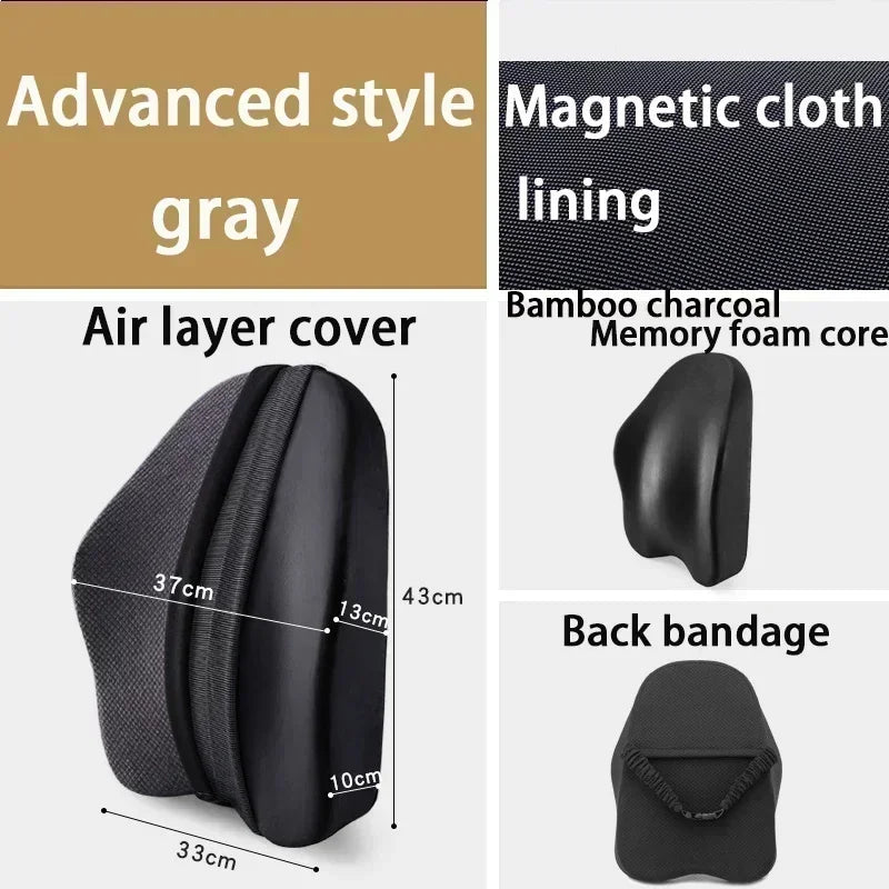 Memory Foam Seat Cushion Set – Orthopedic Support for Coccyx, Lumbar & Hemorrhoid Relief - Image 23