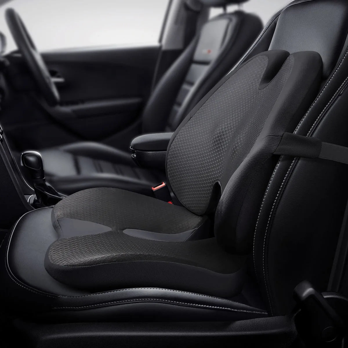 Memory Foam Seat & Back Support Pillow Set – Orthopedic Cushion for Coccyx, Hip & Lumbar Relief - Image 10