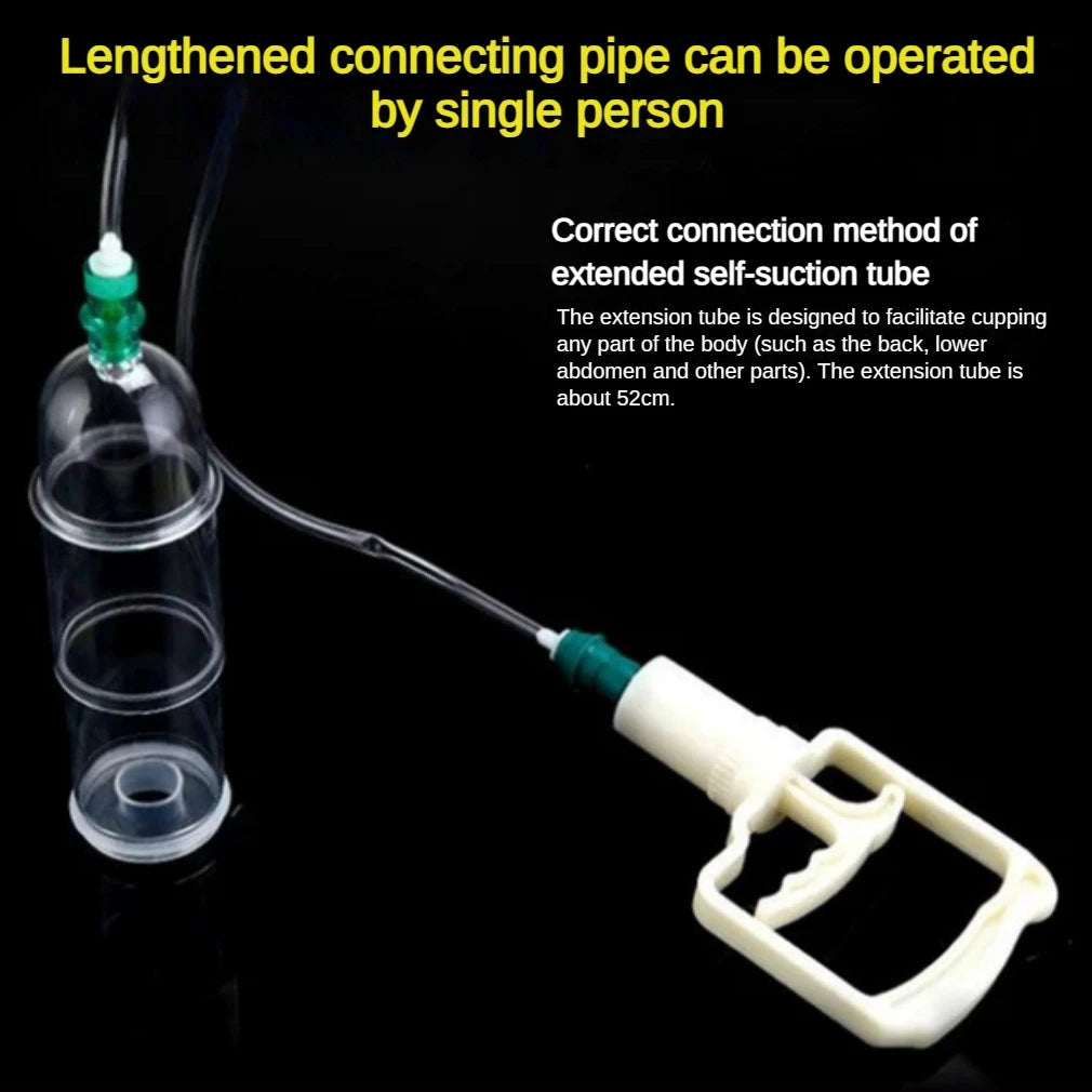 Men’s Vacuum Cupping Set with Pump Gun – Body Massage Suction Cups for Detox, Anti-Cellulite & Wellness Therapy - Image 5