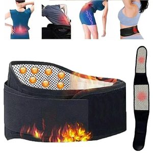 20-Magnet Self-Heating Back Support Belt – Adjustable Lumbar Therapy