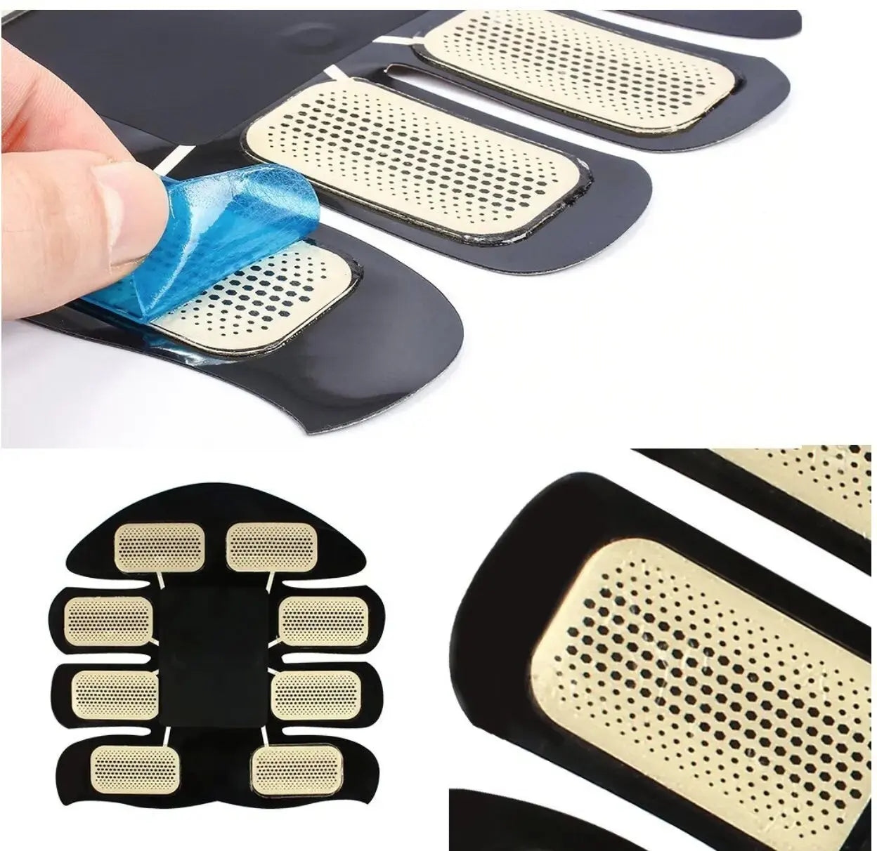 20pcs/30pcs Replaceable Abdominal Muscle Exercise Gel Pads – Reusable Gel Sheets for EMS Core Training Devices - Image 3