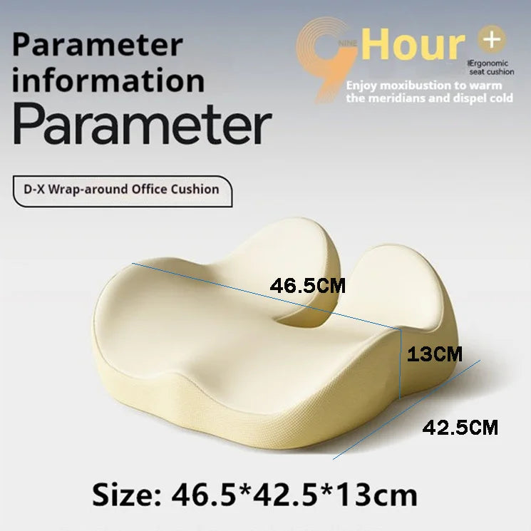 Office Memory Foam Seat Cushion – Buttock Pad for Posture & Lumbar Relief - Image 6