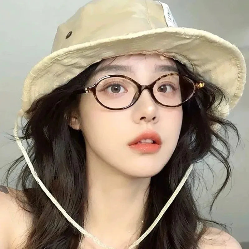 Oval Anti-Blue Light Blocking Glasses – Women's Clear Anti-Radiation Eyewear - Image 3