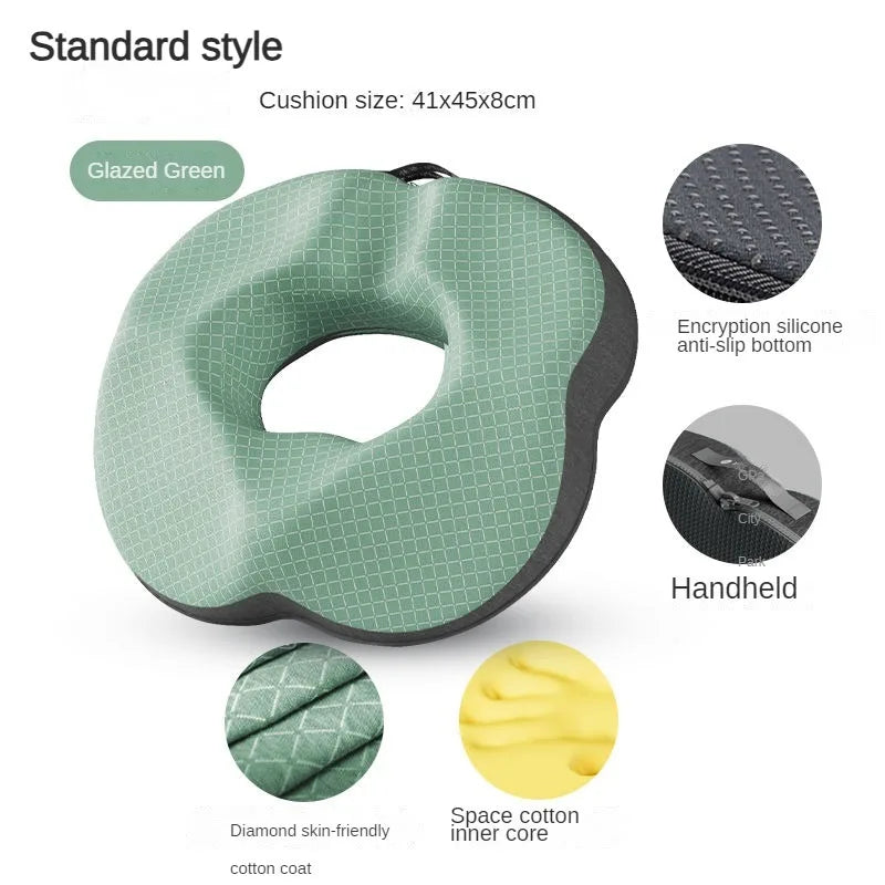 Hemorrhoid Seat Cushion – Orthopedic Memory Foam for Tailbone, Coccyx & Prostate Relief - Image 10