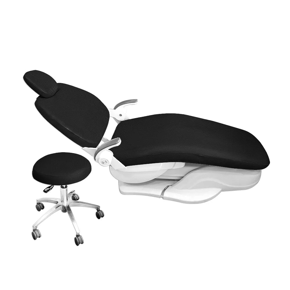 4-Piece PU Leather Dental Chair Cover Set – Waterproof & Elastic Protective Kit - Image 14