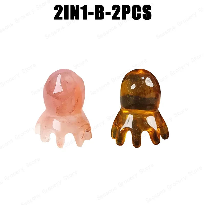 New Resin Octopus Scalp Massage Comb - Image 13