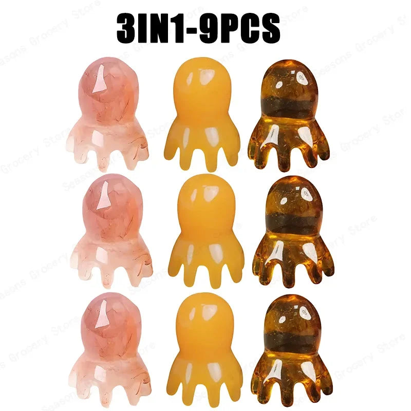 New Resin Octopus Scalp Massage Comb - Image 10