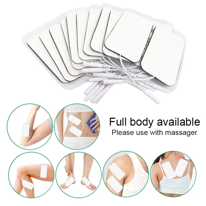 10/20PCS Self-Adhesive Electrode Pads – Replacement Gel Pads for TENS Digital Therapy Machines - Image 2