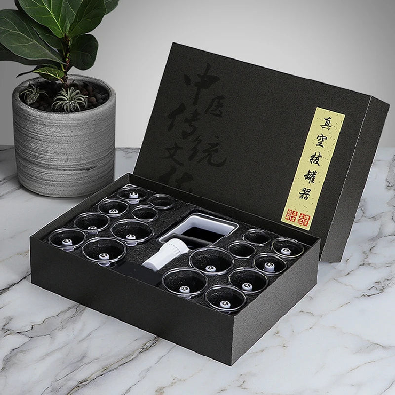Vacuum Cupping Therapy Set – Professional Chinese Medicine Suction Cups - Image 4