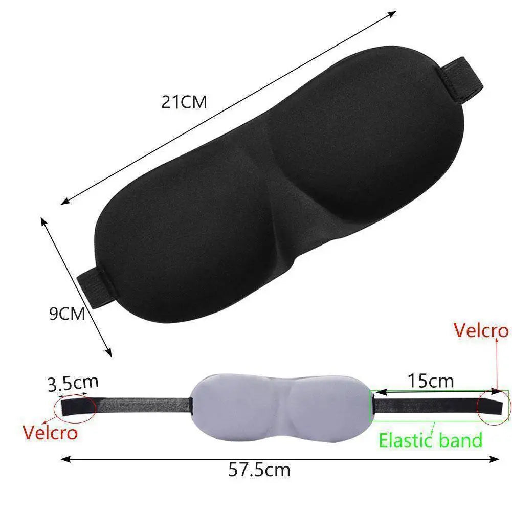 3D Sleep Mask – Soft Portable Eye Shade & Patch for Sleeping, Relaxation & Lazy Eye Care - Image 4