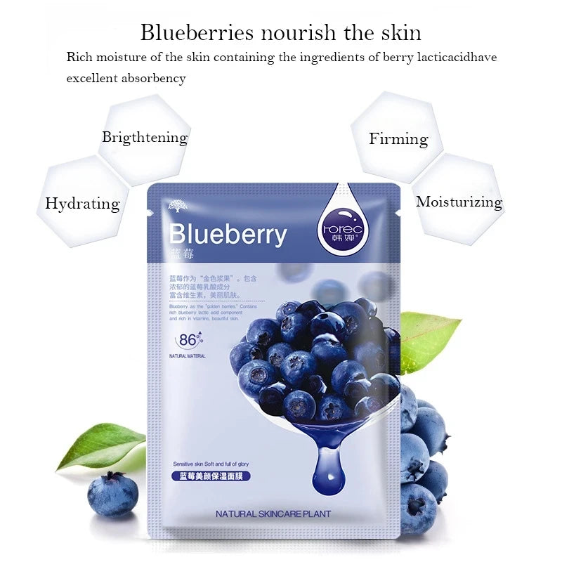 30pcs Natural Plant Facial Mask Set – Moisturizing, Oil Control & Anti-Aging Korean Sheet Masks - Image 3