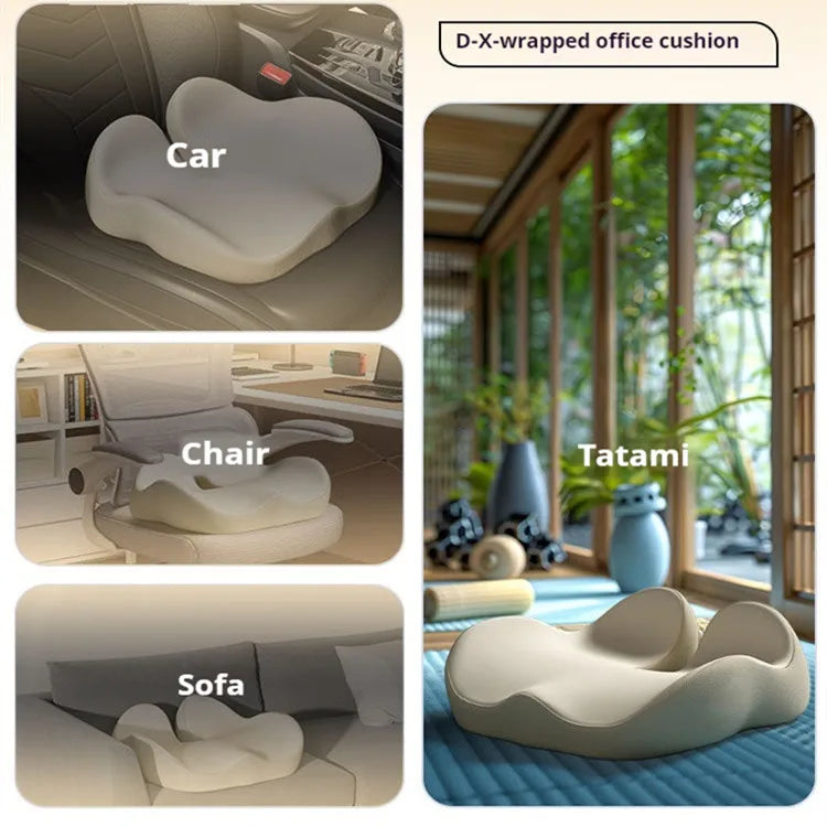 Office Memory Foam Seat Cushion – Buttock Pad for Posture & Lumbar Relief - Image 5