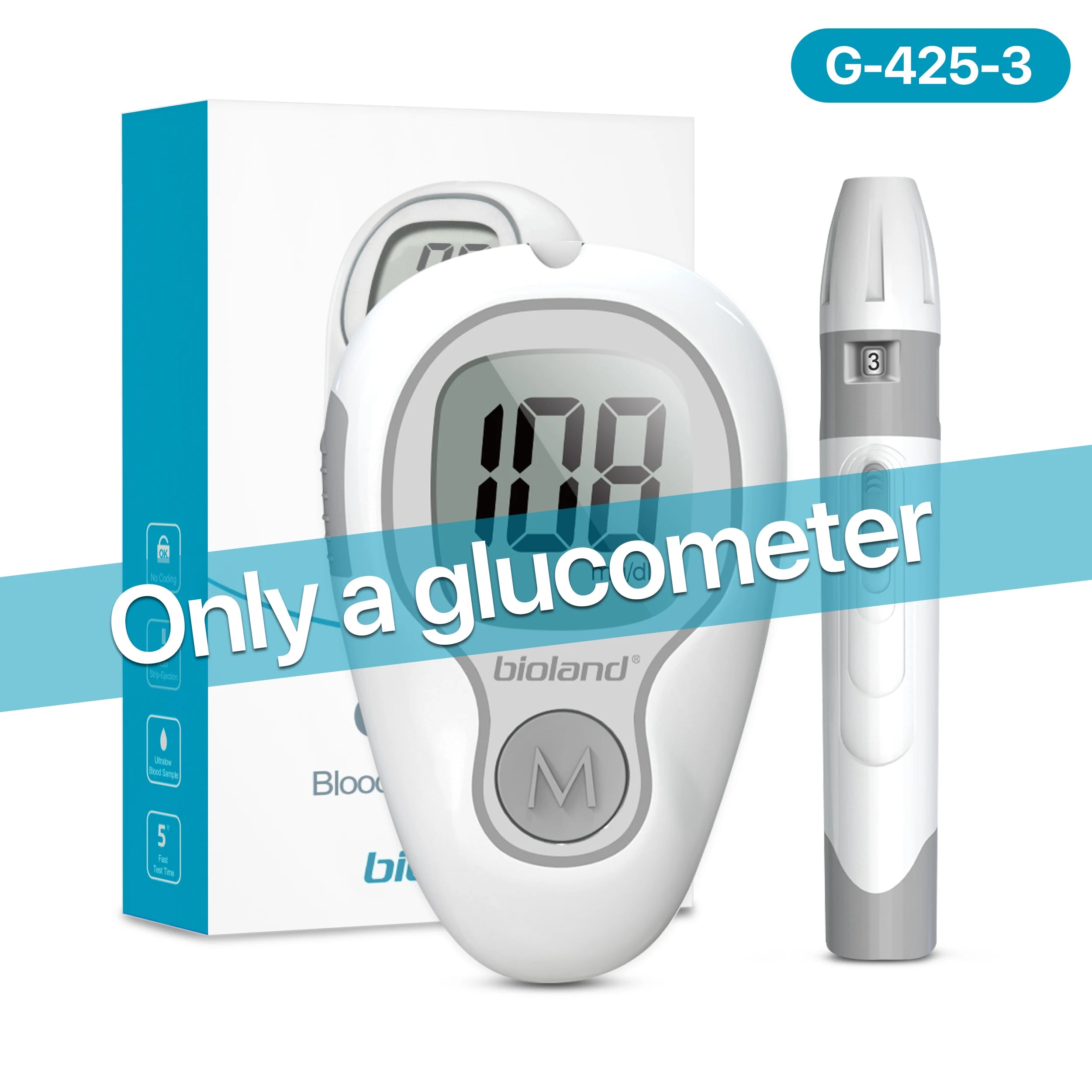 50PCS Blood Glucose Test Strips & 150PCS Lancets – Compatible with G-425 Series Glucose Meters - Image 8