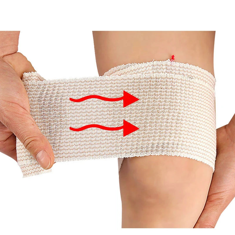 2-Pack Elastic Bandage Wrap – Latex-Free Compression Wraps for Legs, Ankle, Knee & Body - Image 3