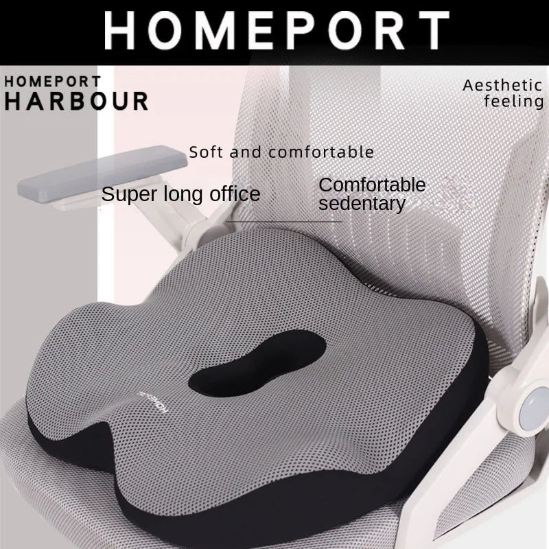Orthopedic Seat Cushion – Memory Foam Coccyx & Hemorrhoid Relief Pillow