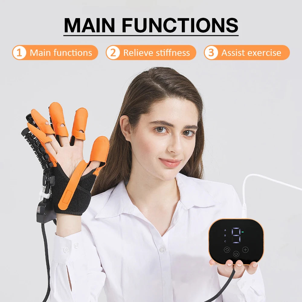 Hemiplegia Rehabilitation Robot Glove – Stroke Recovery Training Device for Hand & Finger Function - Image 3