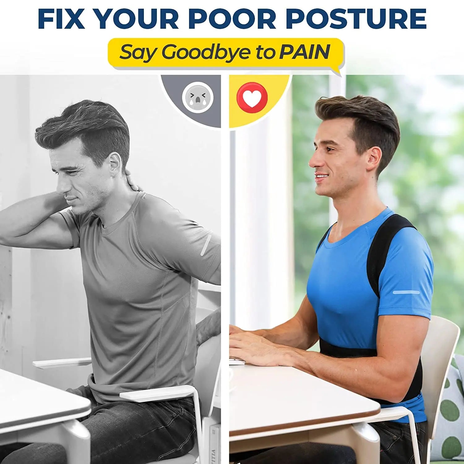 Full Back Posture Corrector – Adjustable Support for Upper & Lower Back Pain Relief - Image 5