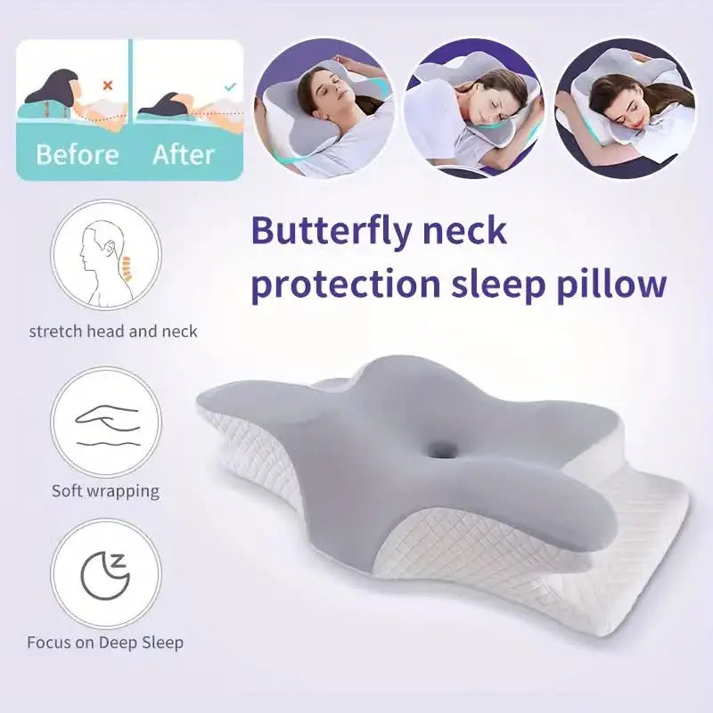 Butterfly-Shaped Memory Foam Neck Pillow - Image 5