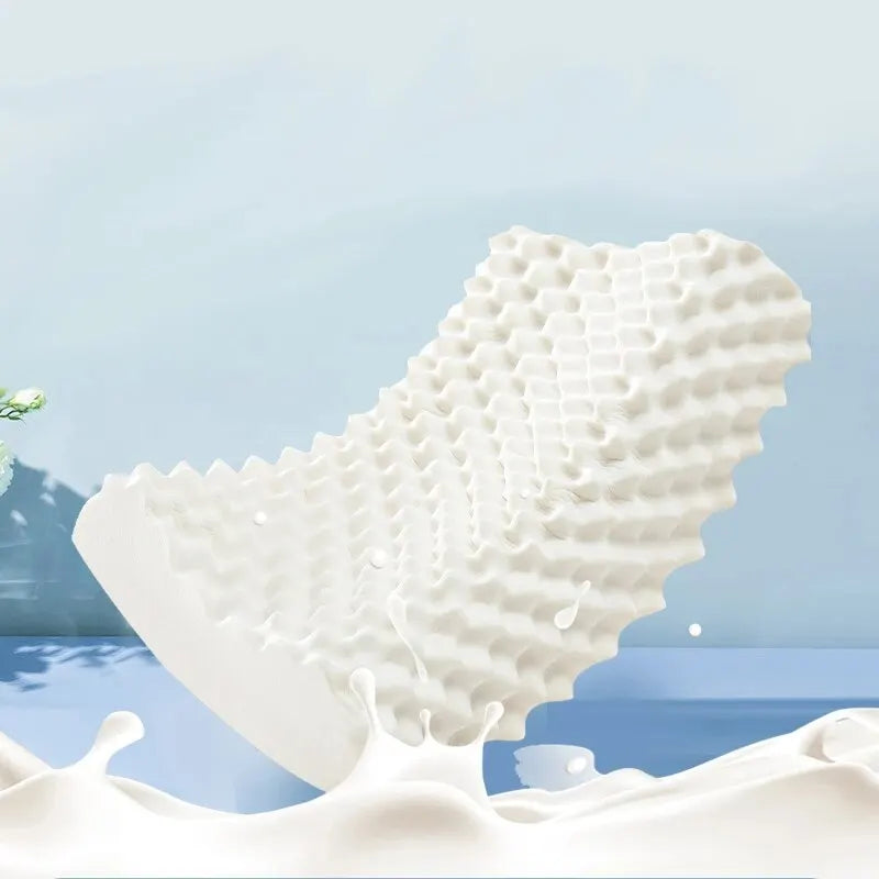 Thai Natural Latex Pillow – Cervical Memory Pillow for Adults & Home Use - Image 8