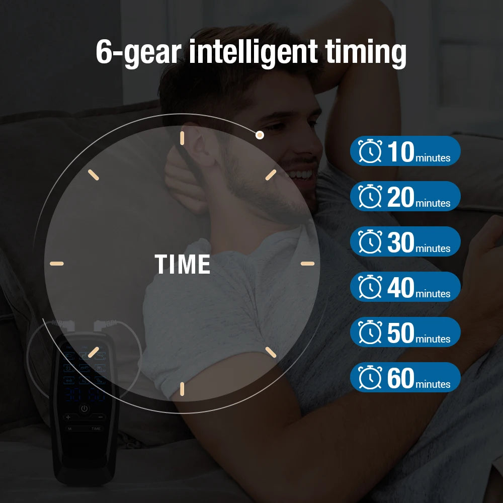 Physiotherapy TENS EMS Muscle Stimulator – Digital Electric Therapy Machine for Pain Relief & Slimming - Image 6