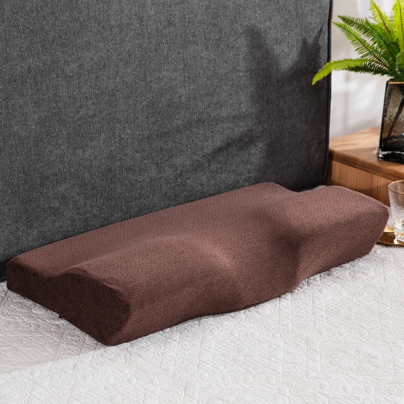 Butterfly-Shaped Memory Foam Cervical Pillow – Orthopedic Neck Protection for Better Sleep - Image 7