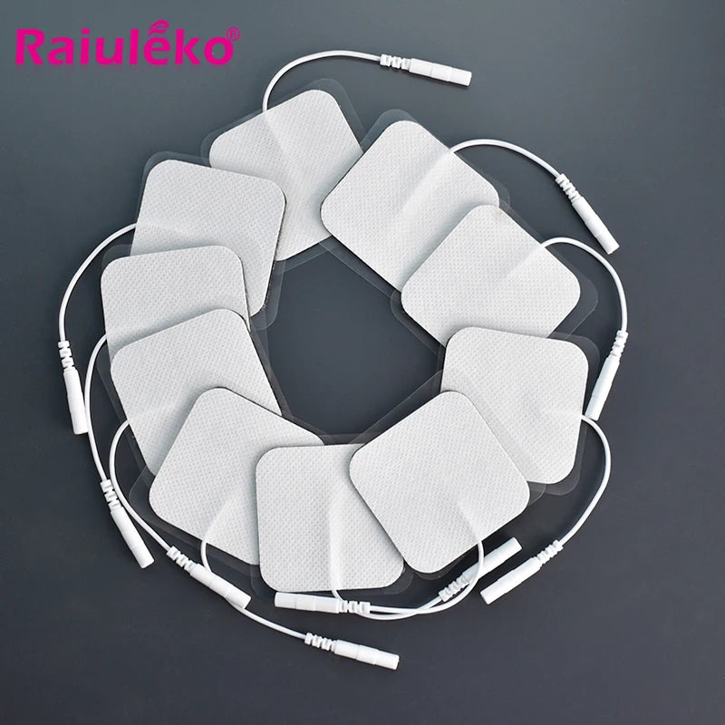 10/20pcs Silicone Gel Electrode Pads – TENS Unit Replacement Pads for Digital Therapy Machines (2mm Plug) - Image 5