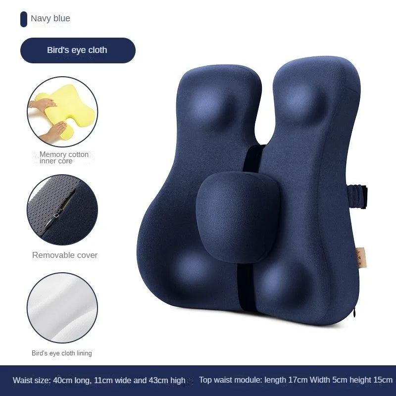 Orthopedic Back Cushion – Memory Foam Lumbar Support Pillow for Chair, Car & Sofa - Image 11