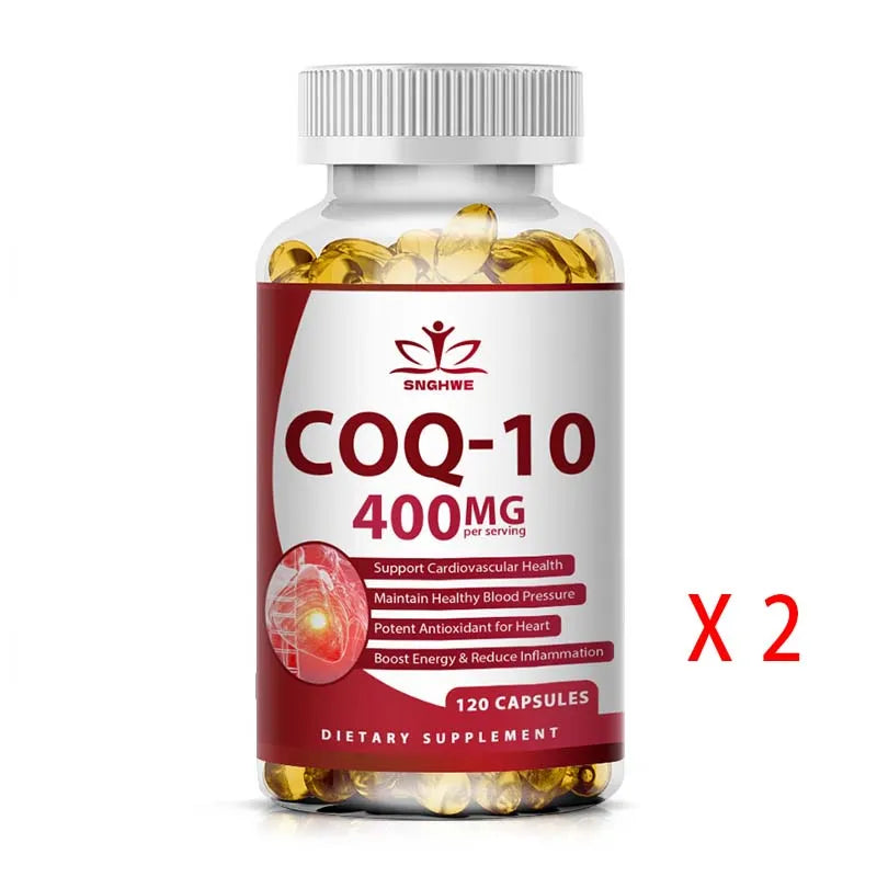 120PCS Coenzyme Q10 Capsules – High Absorption COQ10 for Energy & Heart Health - Image 13
