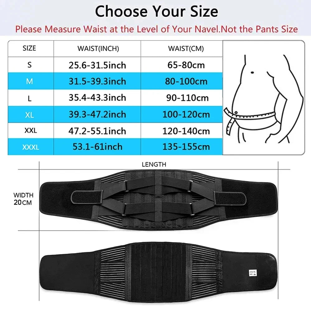 Lumbar Back Support Belt – Orthopedic Waist Trainer & Spine Protector - Image 6